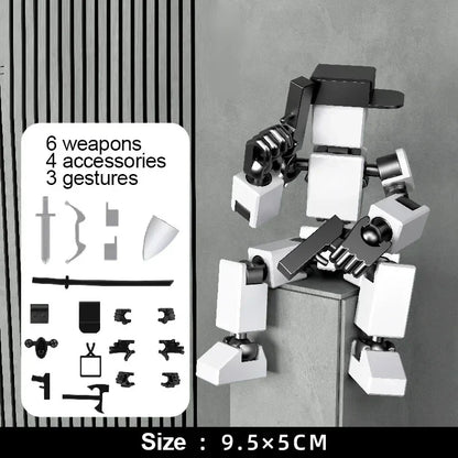 Multi-Jointed Movable Shapeshift Robot 3.0 – 3D Printed Action Model Doll Toy & Christmas Gift