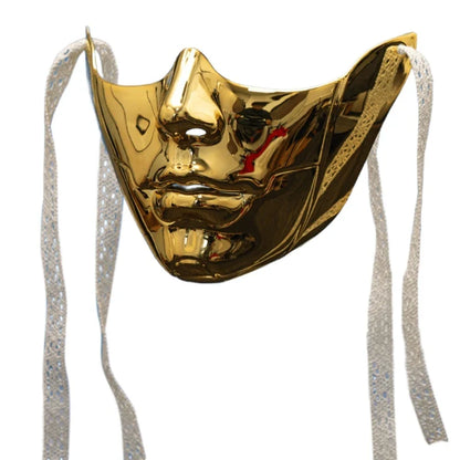 Masquerade Half Face Mask for Men & Women – Cosplay Halloween Eyemask, Costume Eye & Mouth Cover