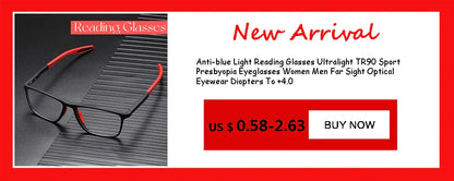Metal Anti-Blue Light Reading Glasses – Farsighted Eyewear for Men, Business Style with Diopters +0.0 to +4.0