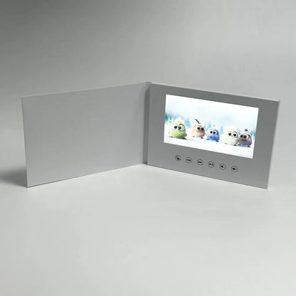 7-Inch Digital Video Greeting Card — 4GB LCD Birthday, Wedding & Invitation Music Photo Frame with Video Upload