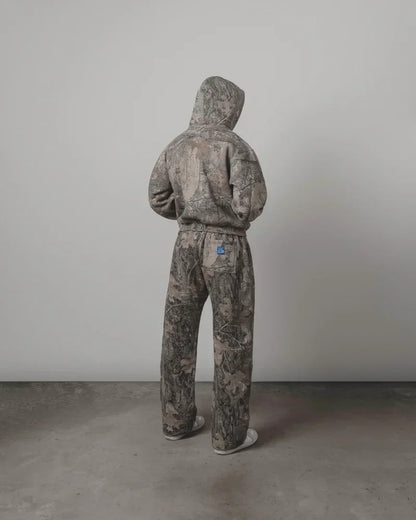 Y2K Camouflage Sweat Pants — Men’s High Street Hip Hop Oversized Baggy Unisex Streetwear