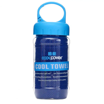 Instant Cooling Sports Towel – Quick-Dry Sweat-Absorbent Gym, Yoga & Workout Fitness Towel