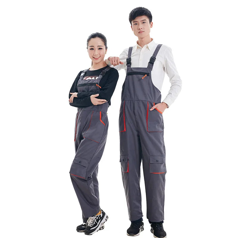 2023 Work Overall Uniform — Men & Women Coveralls for Welding, Car Repair & Workshop