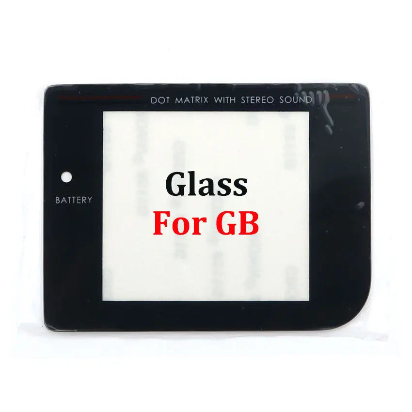 JCD Screen Lens Cover Protector for Game Boy Series | Plastic Glass with Adhesive for GB, GBA SP, GBC