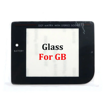 JCD Screen Lens Cover Protector for Game Boy Series | Plastic Glass with Adhesive for GB, GBA SP, GBC
