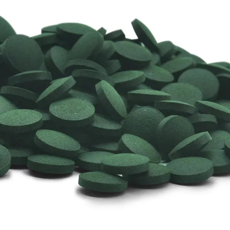 100-3000pc Spirulina Tablets - High Purity Aquarium Fish & Shrimp Food for Crystal Red Shrimp and Tropical Fish
