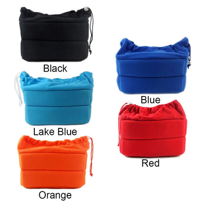 Camera Accessories Insert Bag – Padded Protective Lens & Gear Organizer for Canon, Nikon, Sony Photography