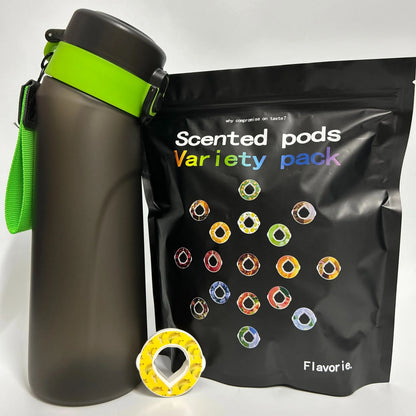 Sip, Flavor, Hydrate: Air Up 750ml Water Bottle Set , Flavor Pods, Straw, and Style!