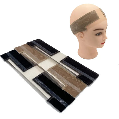 Lace Wig Grip Headband - Non-Slip Soft Velvet Women’s Wig Accessories, Adjustable Grip Scarf for Secure Fit