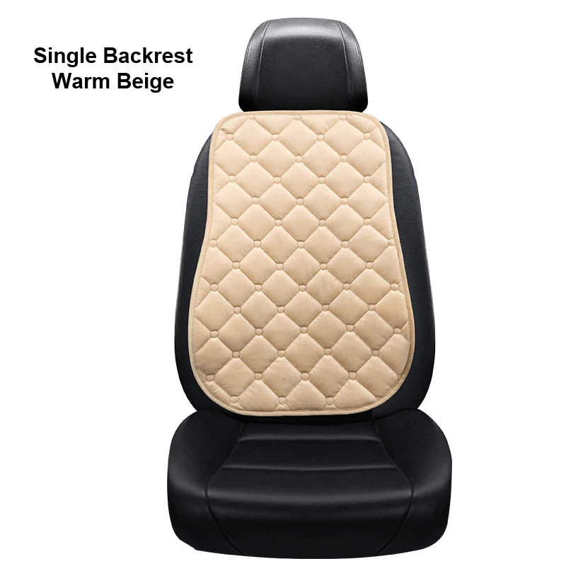Universal Winter Warm Car Seat Cover Protector Set – 3-Piece Rear Seat Cushion & Back Cushion Auto Seat Protection for Cars, SUVs & Vans