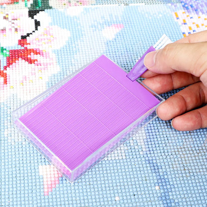 5D Diamond Painting Tool Tray with Rack – DIY Mosaic Embroidery Organizer for Handmade Crafts