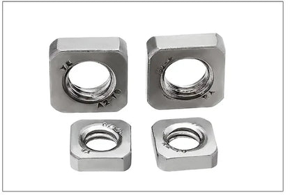 20-100pcs DIN562 Metric Thin Square Nuts — M3, M4, M5, M6, M8, M10 Stainless Steel Hardware
