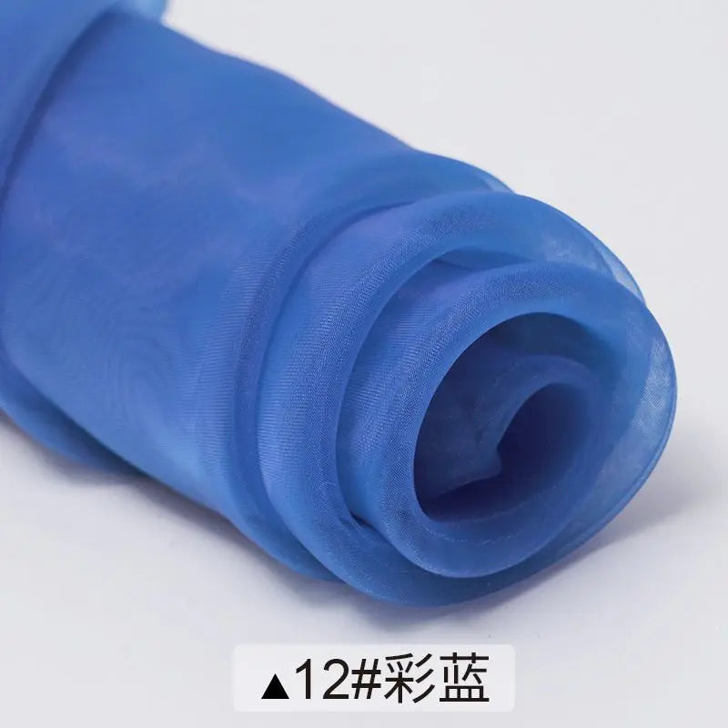 Sheer Organza Fabric Roll - Wedding Party Decoration Material for Romantic Events & Birthday Decor