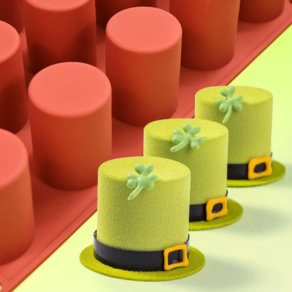 Cylinder-Shaped Silicone Mold — DIY Soap, Chocolate, Cookie Sandwich, Jelly, Pudding & Candy Baking Tool