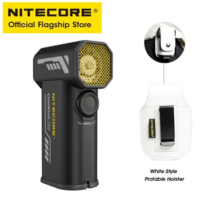 NITECORE CW20 Multipurpose Pocket Fan - Portable Stepless Wind Blower for Photography, Canon, Sony, Short Video & Camping