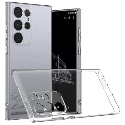Soft Clear Silicone Phone Case for Samsung Galaxy A53 A13 A52 A12 A54 A16 A55 A52S S25 S24 S22 S21 S23 Ultra S20 FE Note 20 Ultra