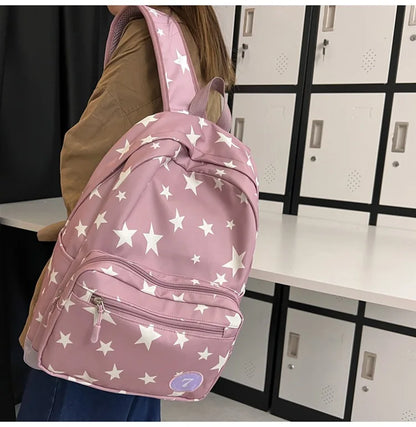 Star Laptop Backpack 17 Inch | Cute Travel & College Bag for Women, Men, Students, Back to School Bookbag