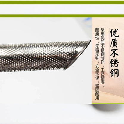 New Tea Strainer – Stainless Steel Infuser Pipe Design with Holder, Tea Spoon, and Filter for Perfect Brew