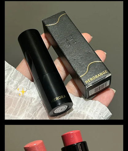 Low Saturation Mirror Water Light Lip Gloss – Moisturizing Russet Nude Lip Tint for Natural Makeup