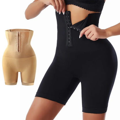 High Waist Flat Belly Belt – Women’s Stretch Shapewear Waist Slimming Panties & Abdomen Control Body Shaper Shorts