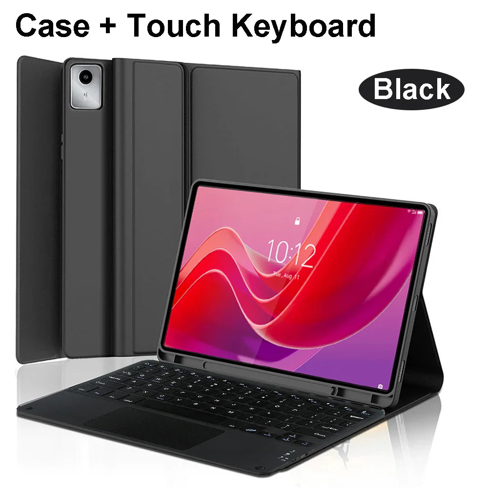 Lenovo Tab M11 11" Case with Bluetooth Keyboard – Smart Stand Cover for Xiaoxin Pad 2024/2025
