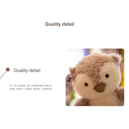 Kawaii Furry Plush Toys | Fox, Owl, Pig, Lamb, Chick & Duck Stuffed Animals for Kids & Adults