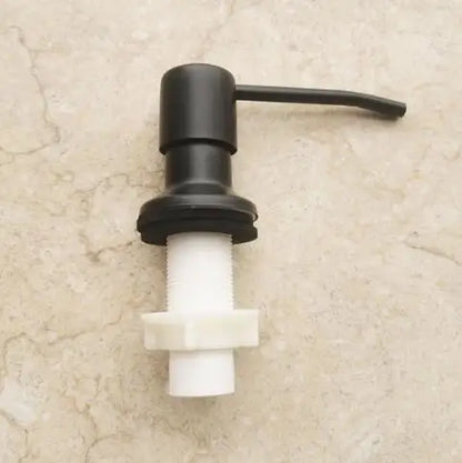 304 Stainless Steel Kitchen Sink Soap Dispenser — Extension Tube & Pump Head for 350/500ml Dish Soap Bottles