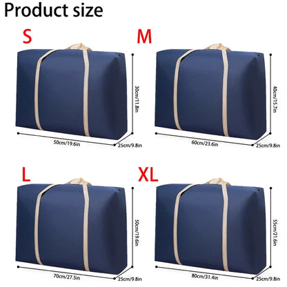 Extra Large Waterproof Moving Bag - Foldable Travel Luggage & Home Storage Packing Bag