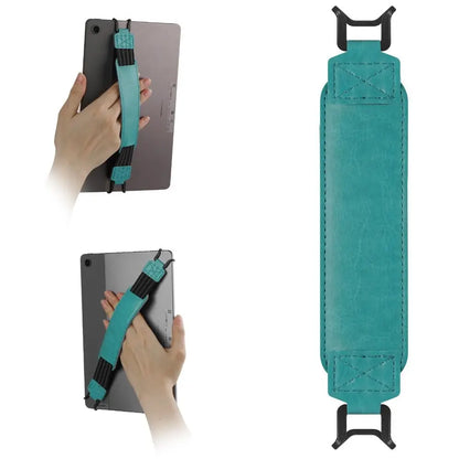 Leather Tablet Hand Strap — Elastic Anti-Drop E-Reader Holder for Kindle, iPad, Kobo, Sony, Pocketbook, Lenovo