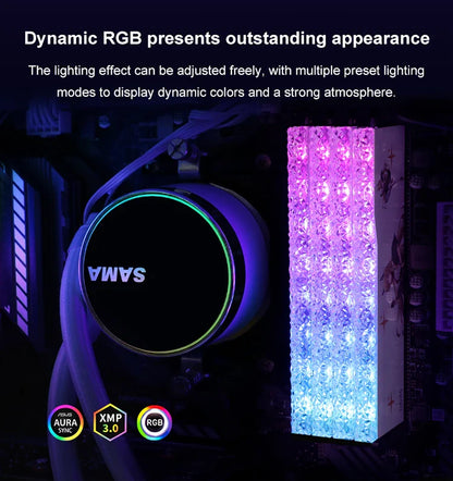 JUHOR DDR5 RGB Gaming Memory – 16GB 6800MHz RAM for Desktop PC