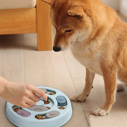 Dog Slow Feeder Bowl – Educational Toy for Interactive Feeding and Training