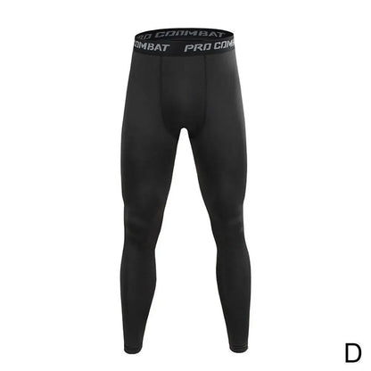 Men’s Compression Pants — Quick-Dry Running, Training & Fitness Tights