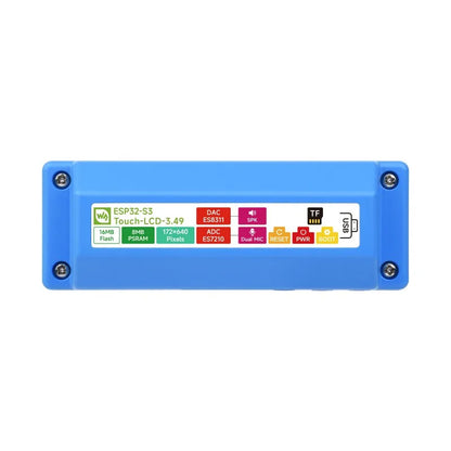 3.49" IPS Capacitive Touch Display - ESP32-S3 High-Performance Development Board, 172×640 Resolution
