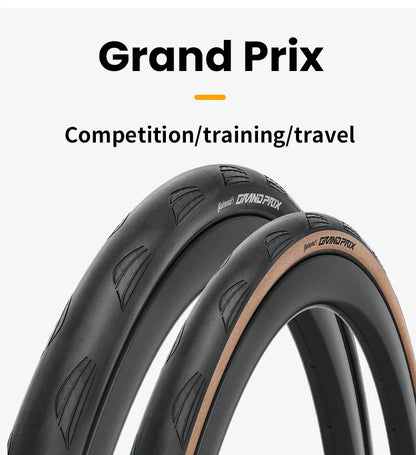 Continental Grand Prix Road Bicycle Tire – 700C Folding Clincher, Tubeless & Tube Options