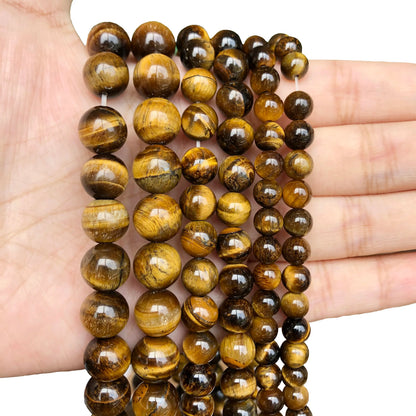Natural Flame Stone Beads - Yooperlite & Fire Sodalite Loose Spacer Beads for DIY Bracelets and Necklaces