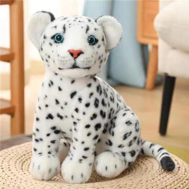 20-25cm Giant Realistic Tiger & Collie Dog Plush – Cute Forest Animal Pillow Toy Gift for Girls