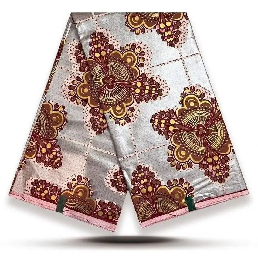 100% Cotton African Wax Print Fabric - High Quality Ankara Fabric 6 Yards