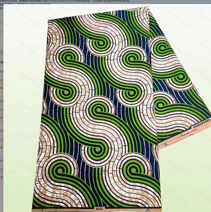 African Print Ankara Fabric - Traditional Party and Wedding Sewing Cloth