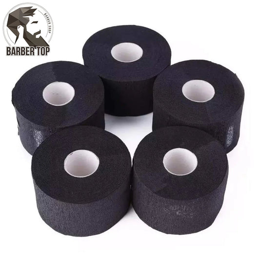 Salon Professional Neck Paper: Black Barber Hairdresser Roll for Cutting and Dressing - Hairdressing Collar Accessory for Necks Covering