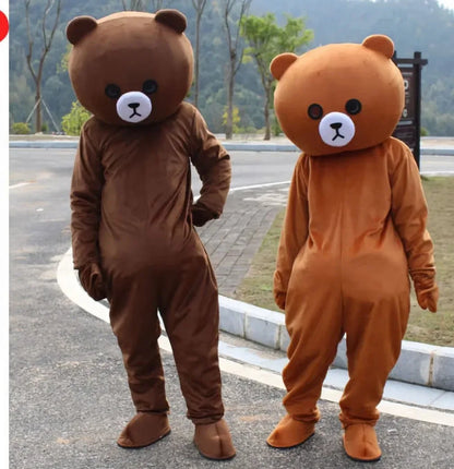 Brown Bear Plush Doll Costume – Festival & Party Wear, Ideal Halloween & Christmas Gift for All Ages