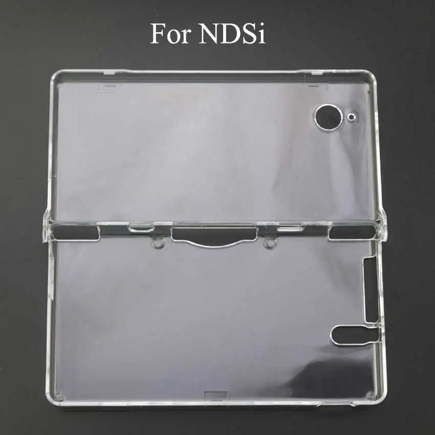 YuXi Clear Plastic Protective Case for NDSL, NDSi, New 3DS XL & GBA SP – Hard Shell Crystal Cover