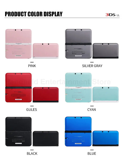 Original Used 3DSXL/3DSLL/GBA Handheld Game Console – 3D Games Compatible