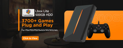 3TB Portable Gaming HDD – 17,300+ AAA/3D/Retro Games for PS4/PS3/PS2/Switch/Wii with LaunchBox/Retrobat/Playnite