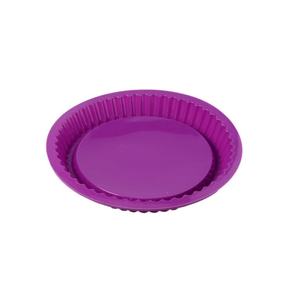 26cm Silicone Cake & Pizza Baking Tray – High-Temperature Mold for Bread, Pie, Toast & Pastry Kitchen Use
