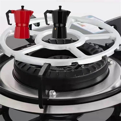 Simmer Ring Safe Stovetop Reducer - Portable Gas Stove Support for Camping - Durable Steel Coffee Maker Shelf - Practical Accessories