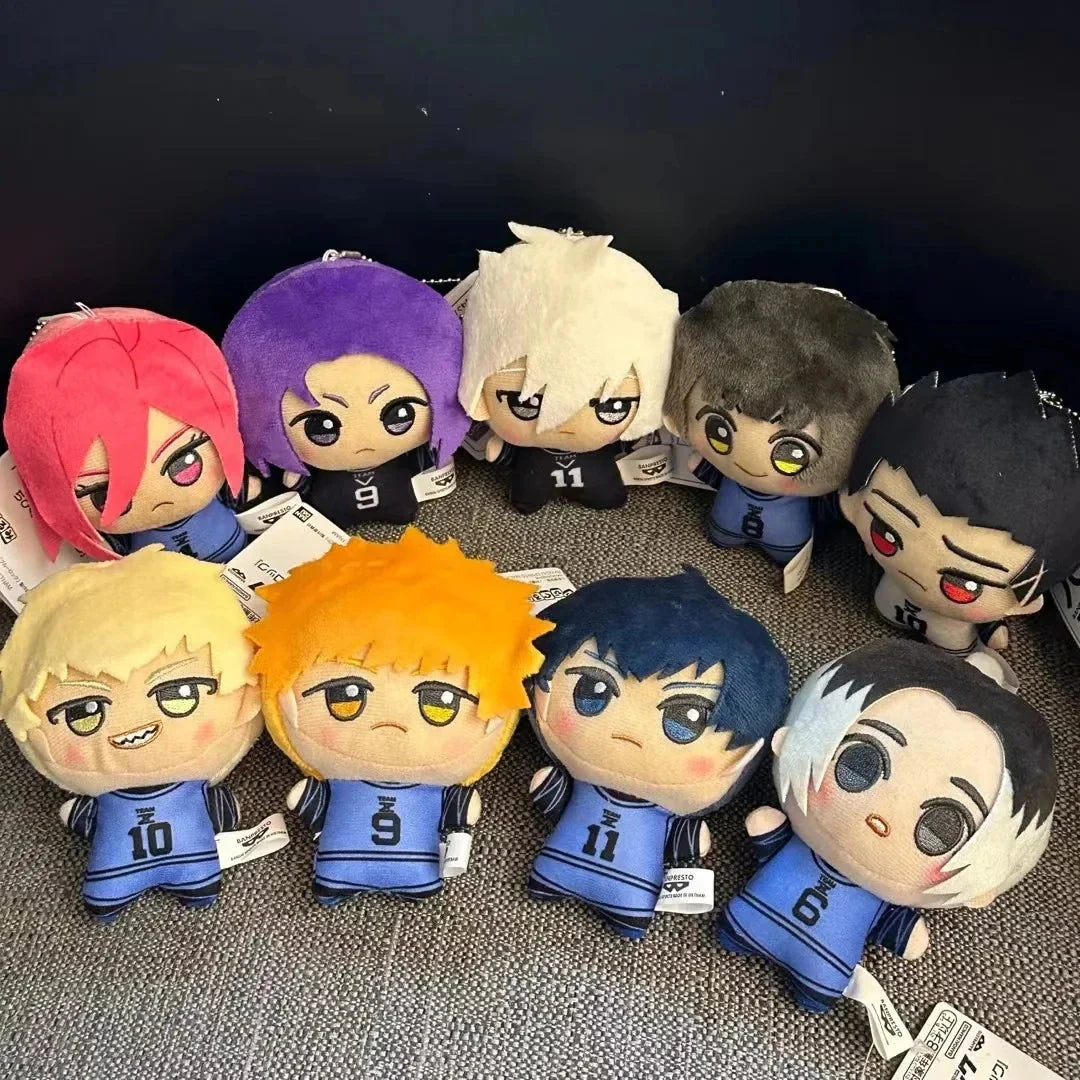 10cm Blue Lock Plush Keychain – Nagi, Seishiro, Chigiri, Hyoma, Gagamaru & Gin Soft Bag Pendant Toy Gift