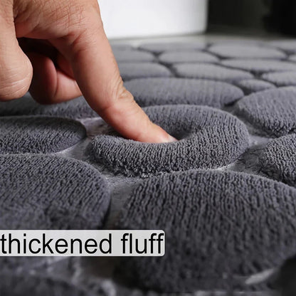Super Absorbent Bath Mat - Slip-Resistant Anti-Slip Bathroom Rug for Bathtub, Toilet, and Entrance