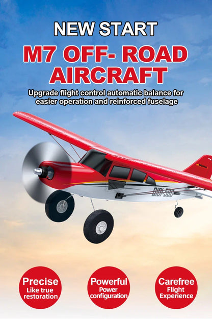 Qidi560 Moore M7 Off-Road RC Plane – 4CH Brushless Fixed-Wing Aircraft, EPP Foam, Remote Control Airplane Toy