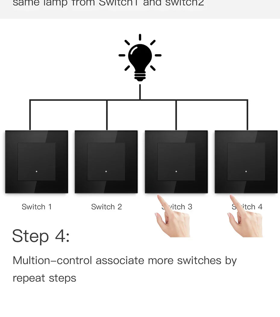 BSEED Zigbee Smart Wall Switch Parts – EU Power Outlet & Glass Frame DIY Combo