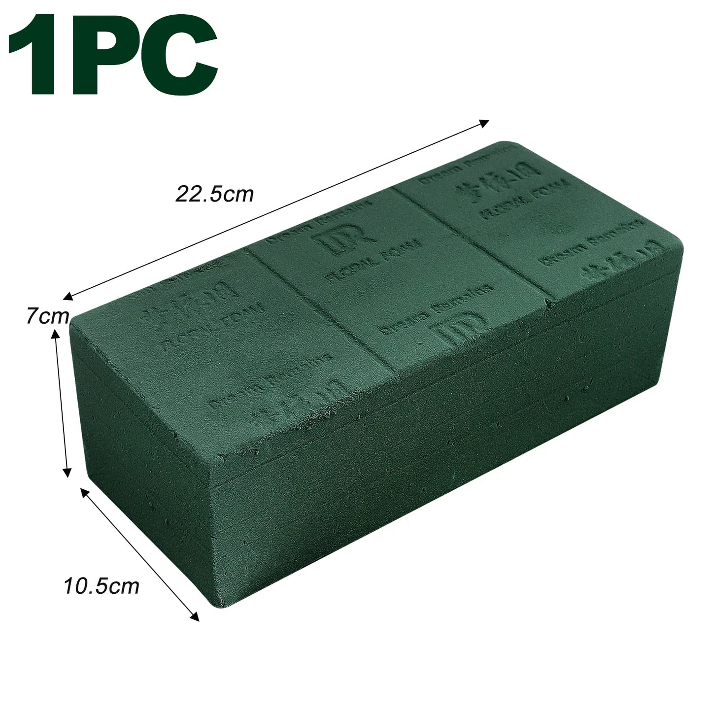 Floral Foam Blocks for Flower Arrangements – Wet Foam for Fresh & Artificial Flowers, Wedding & Party Decoration (1–6 Pack)